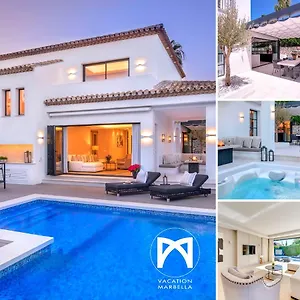 Villa Vacation I Lina, Golf Valley, Private Heated Pool, Jacuzzi, Close To The Marina, Marbella